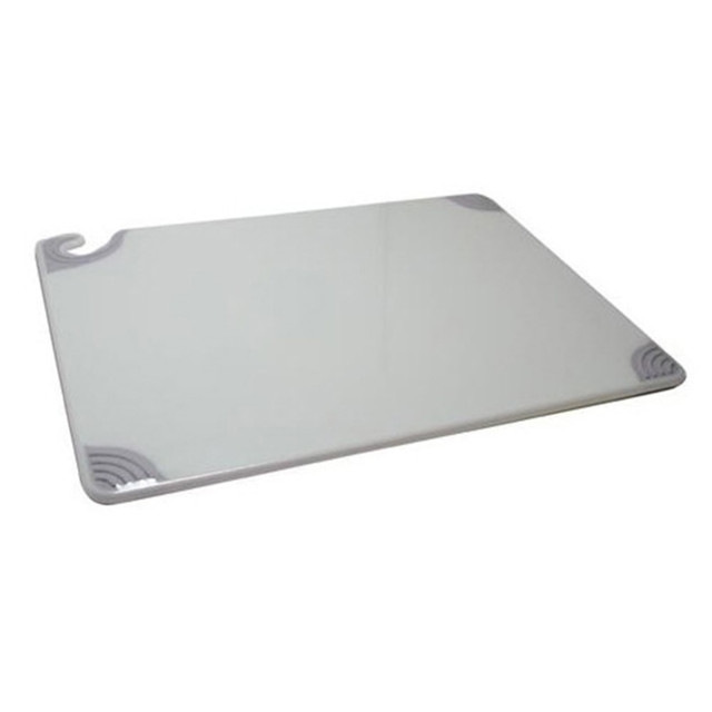 SAN JAMAR, INC. CBG182412WH San Jamar Saf-T-Grip Cutting Board, 1/2inH x 18inW x 24inD, White SAN JAMAR, INC. CBG182412WH San Jamar Saf-T-Grip Cutting Board, 1/2inH x 18inW x 24inD, White