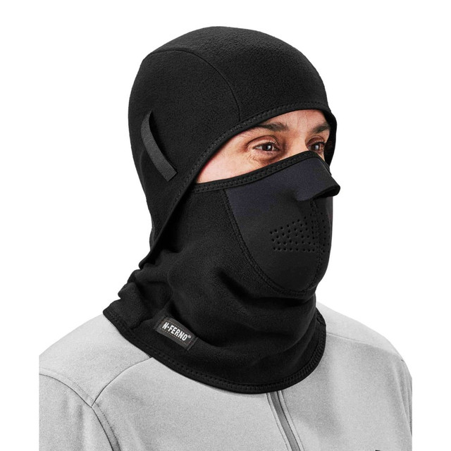 ERGODYNE CORPORATION 16827 Ergodyne N-Ferno 6827 2-Piece Balaclava Face Masks, One Size, Black, Pack Of 12 Masks