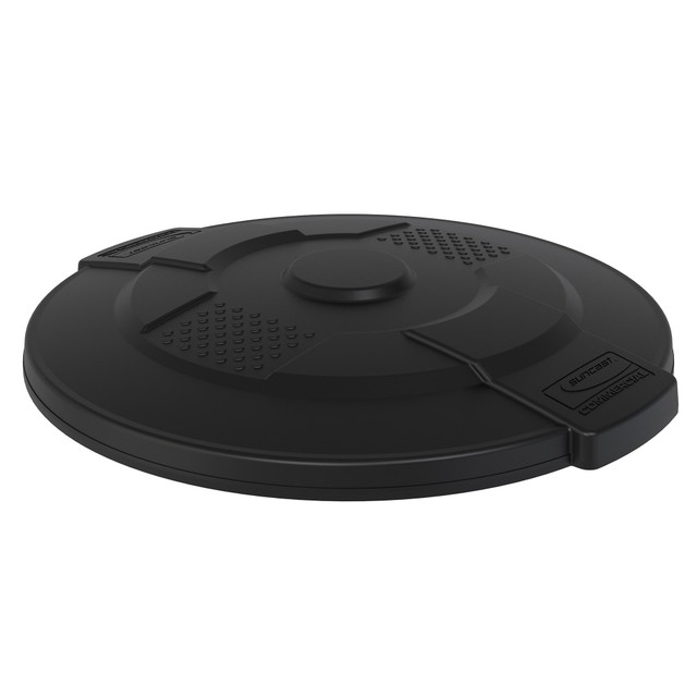 SUNCAST CORPORATION TCU44GLIDD Suncast Commercial Utility Trash Can Lid, 44 Gallon, Black SUNCAST CORPORATION TCU44GLIDD Suncast Commercial Utility Trash Can Lid, 44 Gallon, Black