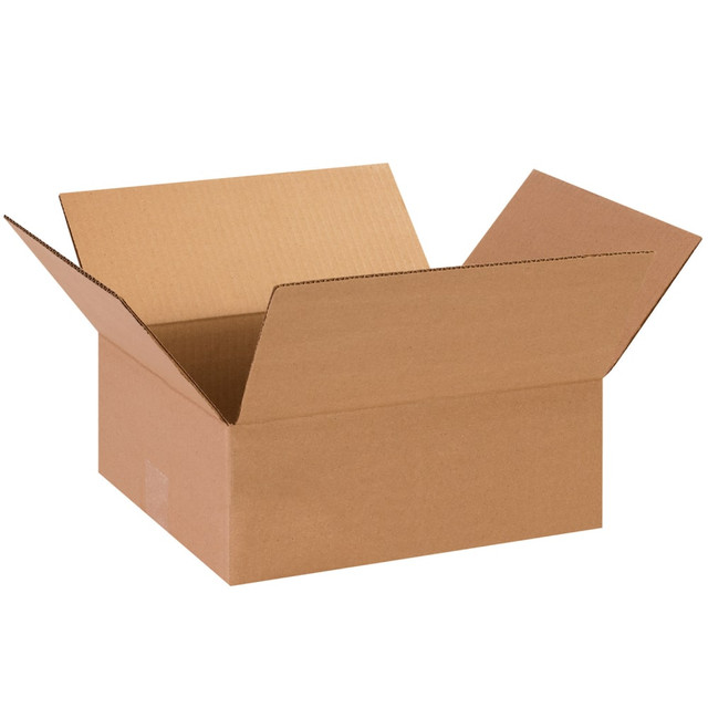 B O X MANAGEMENT, INC. 13115 Partners Brand Flat Corrugated Boxes, 13in x 11in x 5in, Kraft, Pack Of 25