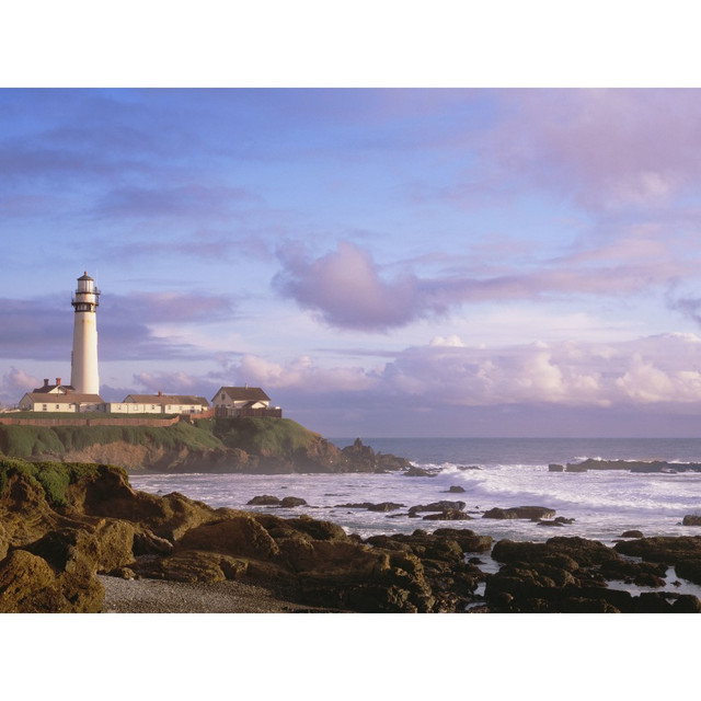 PETSTEP INTERNATIONAL, INC. Biggies BG-WM-LTH-48  Landscape/Seascape Mural, 48in x 36in, Unframed, Lighthouse