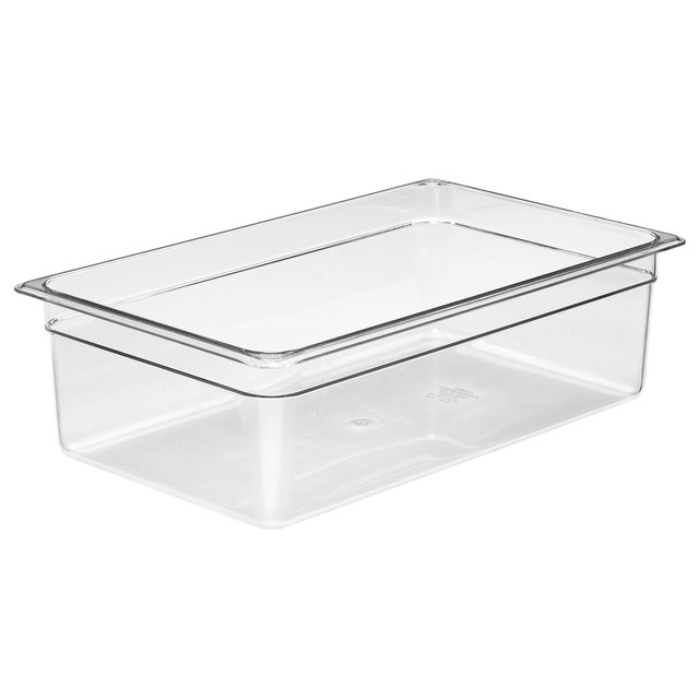 CAMBRO MFG. CO. Cambro CAM16CW135.  Camwear GN 1/1 Size 6in Food Pans, 6inH x 12-3/4inW x 20-7/8inD, Clear, Set Of 6 Pans