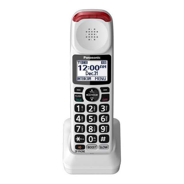PANASONIC CORP OF NA KX-TGMA44W Panasonic KX-TGMA44W Cordless Expansion Handset For KX-TGM420W Digital Cordless Phone, White PANASONIC CORP OF NA KX-TGMA44W Panasonic KX-TGMA44W Cordless Expansion Handset For KX-TGM420W Digital Cordless Phone, White