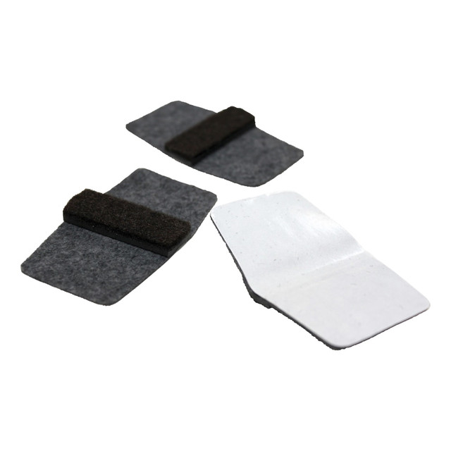 SP RICHARDS 00126 Lorell Wraparound Floor Savers, Gray, Pack Of 100 Floor Savers