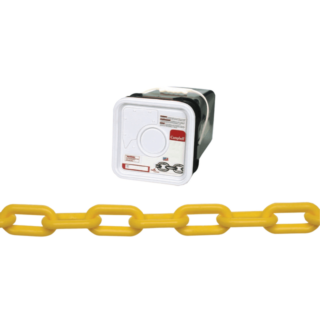 APEX TOOL GROUP 193-0990836 Campbell #8 Plastic Chain, Yellow