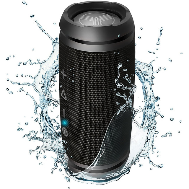 TREBLAB HD7  HD7-Mini Portable Bluetooth Speaker-TWS Dual Pairing, w/Mic-Waterproof Small Speaker w/Bike Mount for Outdoor,Travel - Bike Mount - 180 Hz to 16 kHz - TrueWireless Stereo, 360 deg. Circle Sound, Surround Sound - Battery Rechargeable