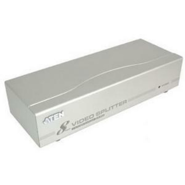 ATEN TECHNOLOGIES VS98A Aten 8 port Video Splitter-TAA Compliant - 1 x Computer, 8 x Monitor - 1792 x 1344 @ 60Hz - SVGA, XGA ATEN TECHNOLOGIES VS98A Aten 8 port Video Splitter-TAA Compliant - 1 x Computer, 8 x Monitor - 1792 x 1344 @ 60Hz - SVGA, XGA