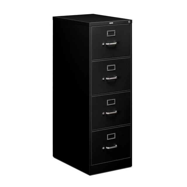 HNI CORPORATION HON H514C.P.P  510 25inD Vertical 4-Drawer File Cabinet, Legal, Black