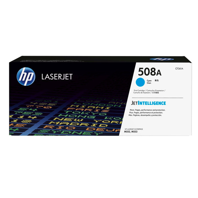 HP INC. CF361A HP 508A Cyan Toner Cartridge, CF361A