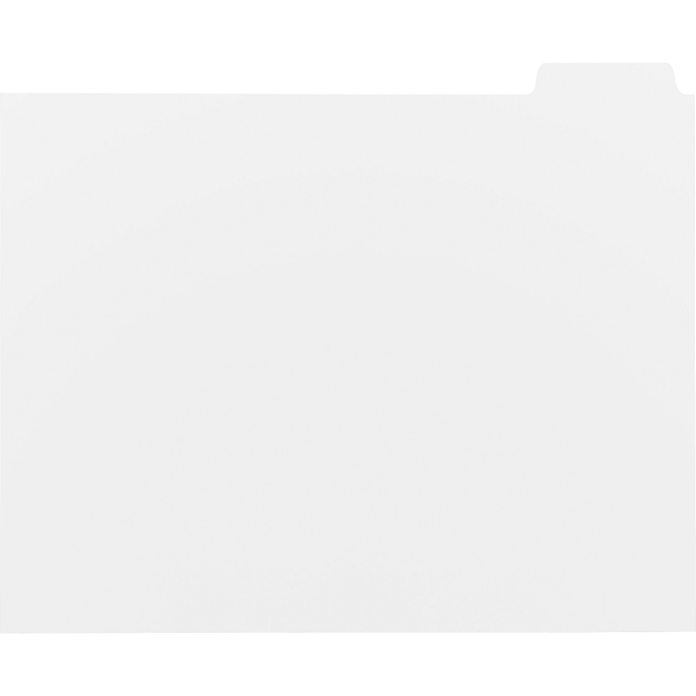 SP RICHARDS 02076 Sparco Print-On Tab Dividers, White, Box Of 50 SP RICHARDS 02076 Sparco Print-On Tab Dividers, White, Box Of 50
