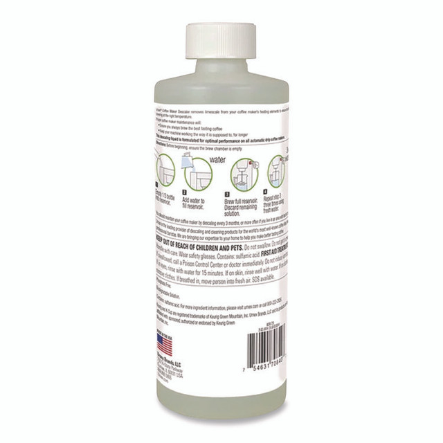 URNEX BRANDS UBI70840 Coffee Machine Descaling Liquid, 14 oz Bottle