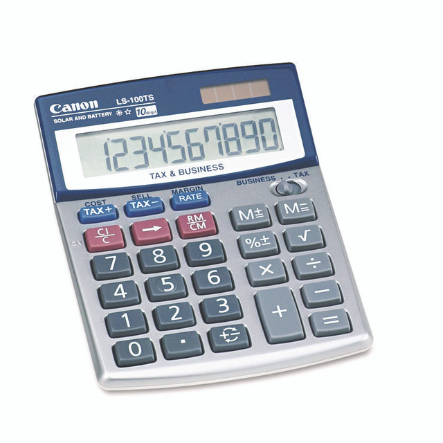 INNOVERA Canon® 5936A028AA LS-100TS Portable Business Calculator, 10-Digit LCD
