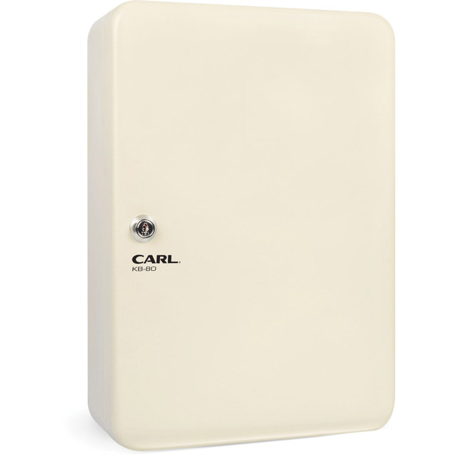 CARL MANUFACTURING USA, INC. 80080 CARL Steel Security Key Cabinet - 12.5in Length x 9.3in Width x 3.5in Height - Lockable, Wall Mountable - Ivory - Steel CARL MANUFACTURING USA, INC. 80080 CARL Steel Security Key Cabinet - 12.5in Length x 9.3in Width x 3.5in Height - Lockable, Wall Mountable - Ivory - Steel