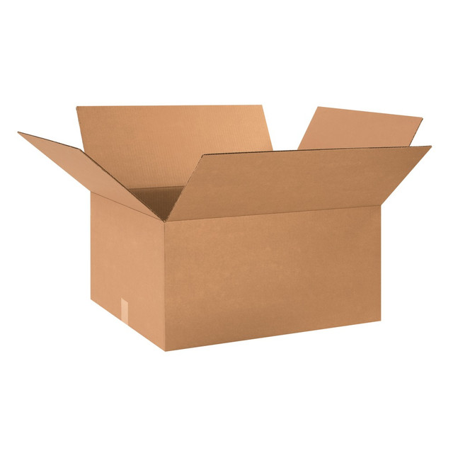 B O X MANAGEMENT, INC. Partners Brand 242012  Corrugated Boxes, 24in x 20in x 12in, Kraft, Pack Of 10