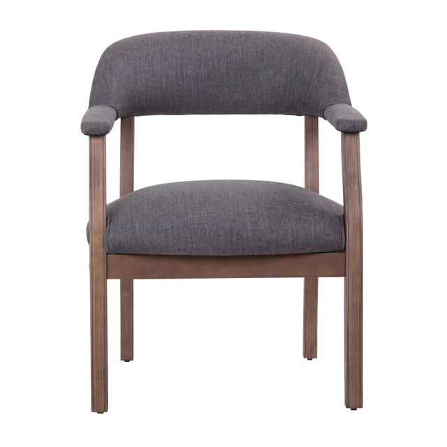NORSTAR OFFICE PRODUCTS INC. B9540DW Boss Office Products Traditional Guest Chair, Slate Gray/Brown NORSTAR OFFICE PRODUCTS INC. B9540DW Boss Office Products Traditional Guest Chair, Slate Gray/Brown