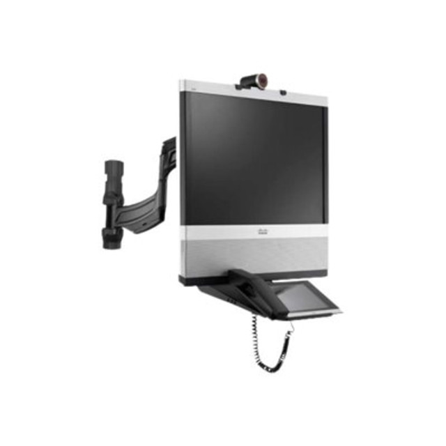 CHIEF MFG INC JSB2090B Chief JSB2090B Mounting Bracket for Telephone, Touchscreen Monitor - Black - 35.05 lb Load Capacity - 200 x 200 - VESA Mount Compatible