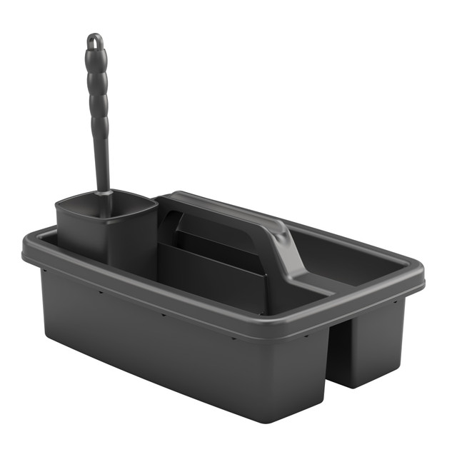SUNCAST CORPORATION HKCTBKIT Suncast Commercial 3-Piece Toilet Brush Carry Caddy Kit, 7inH x 11-3/8inW x 16-5/8inD, Black SUNCAST CORPORATION HKCTBKIT Suncast Commercial 3-Piece Toilet Brush Carry Caddy Kit, 7inH x 11-3/8inW x 16-5/8inD, Black