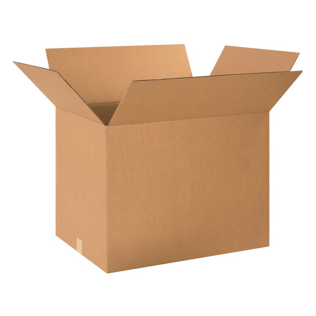 B O X MANAGEMENT, INC. 241818 Partners Brand Corrugated Boxes, 24in x 18in x 18in, Kraft, Pack Of 10