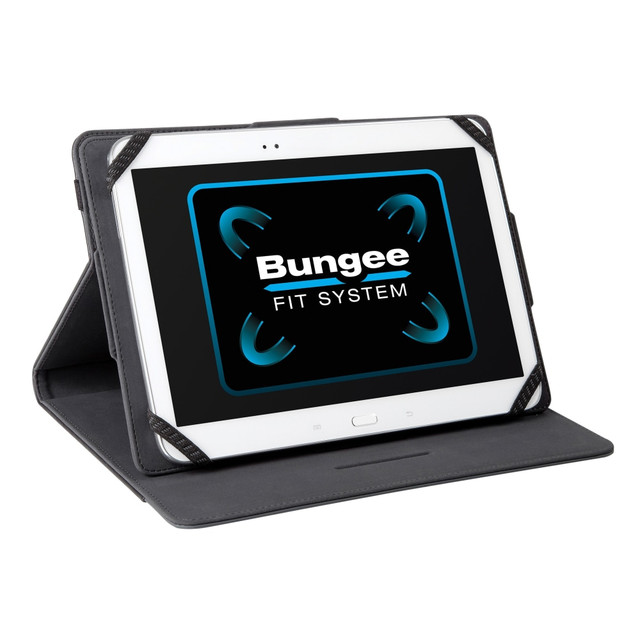 TARGUS, INC. THZ457US Targus Universal THZ457 Carrying Case for 9in to 10.1in Tablet - Black - Faux Leather, Polyurethane Body - 10.6in Height x 7.9in Width x 0.8in Depth TARGUS, INC. THZ457US Targus Universal THZ457 Carrying Case for 9in to 10.1in Tablet - Black - Faux Leather, Polyurethane Body - 10.6in Height x 7.9in Width x 0.8in Depth