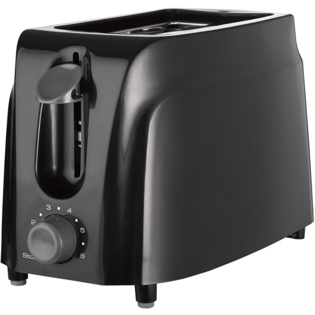 BRENTWOOD APPLIANCES , INC. Brentwood TS-260B  TS-260B Cool Touch 2-Slice Toaster, Black - 750 W - Toast, Bagel, Browning, Bread, Pastry, Waffle - Black