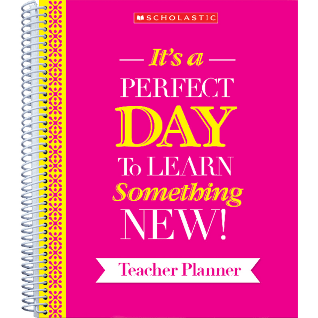 SCHOLASTIC INC 810488 Scholastic Teacher Inspiration Weekly/Monthly Planner, 9in x 11in, Pink, July to June SCHOLASTIC INC 810488 Scholastic Teacher Inspiration Weekly/Monthly Planner, 9in x 11in, Pink, July to June