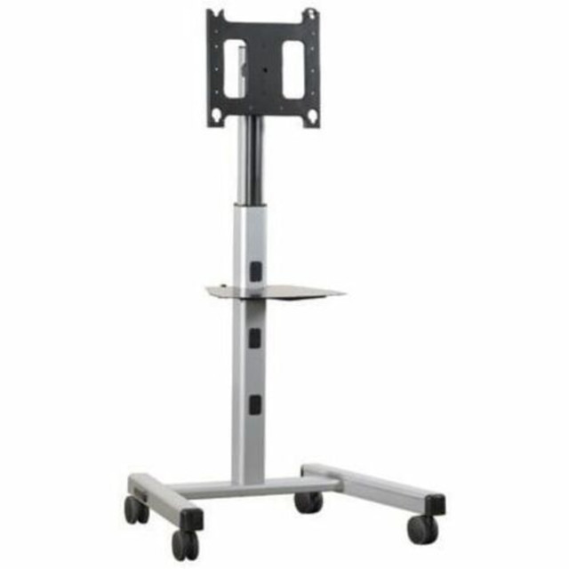 With a maximum load capacity of 125 lb, it makes a perfect solution for display or mounting  Silver enhance the beauty and gives classy look  Made with durable and sturdy aluminum  Display Stand - Built to fit your needs and keep your equipment safe and organized