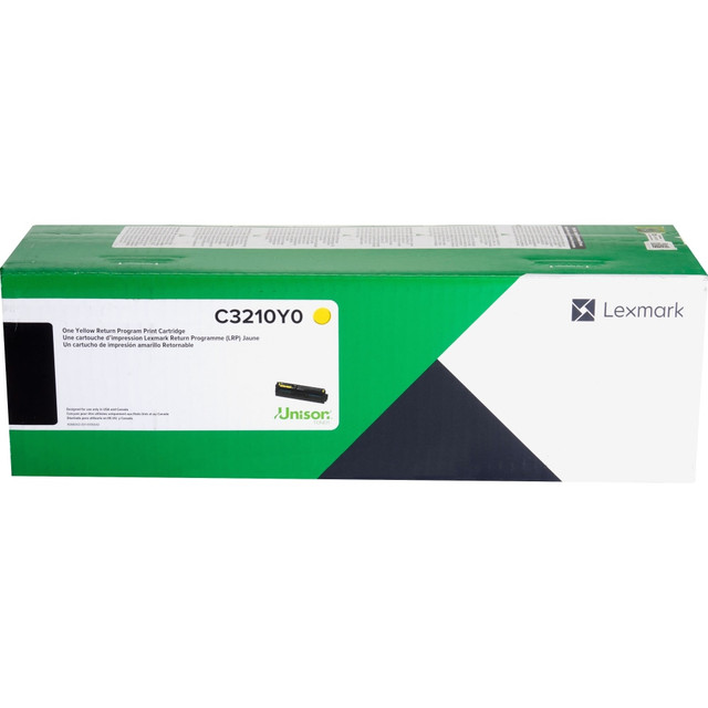 LEXMARK INTERNATIONAL, INC. C3210Y0 Lexmark Original Toner Cartridge - Yellow - Laser - 1500 Pages - 1 Each