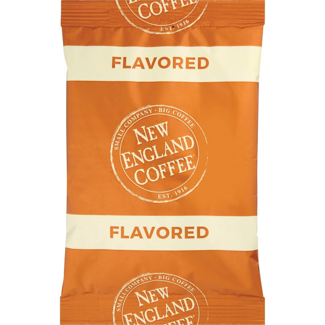 NEW ENGLAND COFFEE 026530 Single-Serve Coffee Packets, Hazelnut Creme, Carton Of 24 NEW ENGLAND COFFEE 026530 Single-Serve Coffee Packets, Hazelnut Creme, Carton Of 24