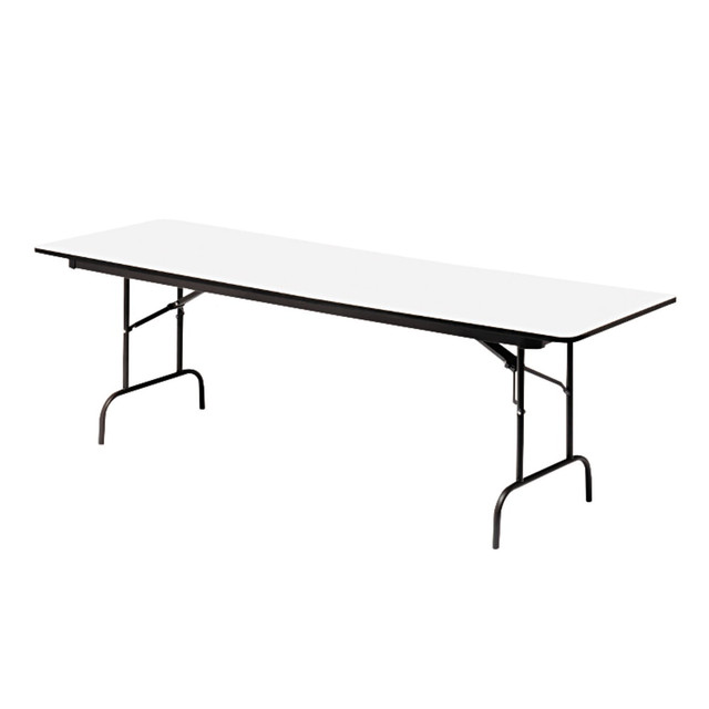 ICEBERG ENTERPRISES LLC Iceberg 55227  Premium Wood Laminate Folding Table, Rectangular, 72inW x 30inD, Gray/Charcoal
