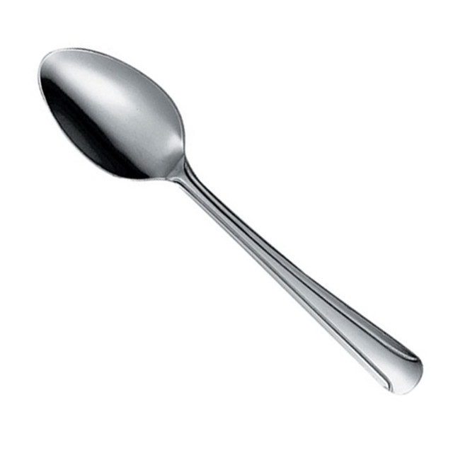WALCO STAINLESS 7412 Walco Dominion Stainless Steel Bouillon Spoons, Silver, Pack Of 24 Spoons