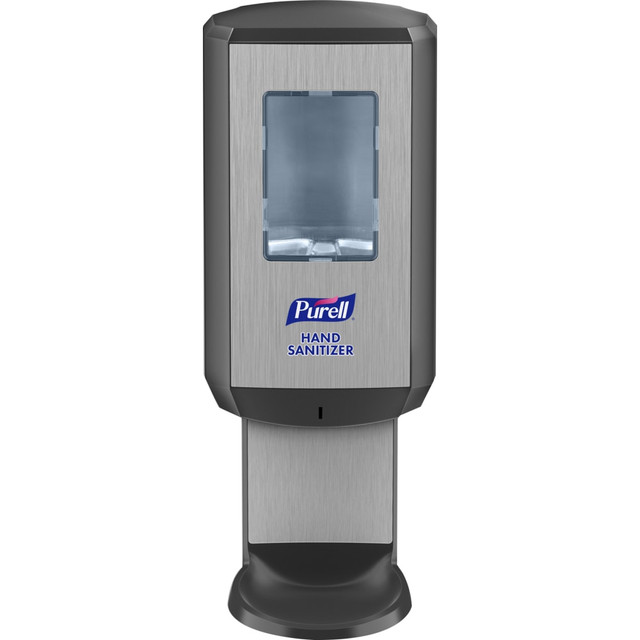 GOJO INDUSTRIES INC 7824-01 Purell CS8 Touch-Free Hand Sanitizer Dispenser, 10-5/16inH x 5-13/16inW x 3-15/16inD, Graphite GOJO INDUSTRIES INC 7824-01 Purell CS8 Touch-Free Hand Sanitizer Dispenser, 10-5/16inH x 5-13/16inW x 3-15/16inD, Graphite