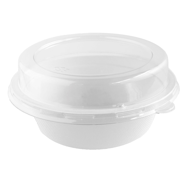 ASEAN CORPORATION PET-DL16 Stalk Market PET Dome Lids, For 16 Oz Bowls, Clear, Pack Of 200 Lids