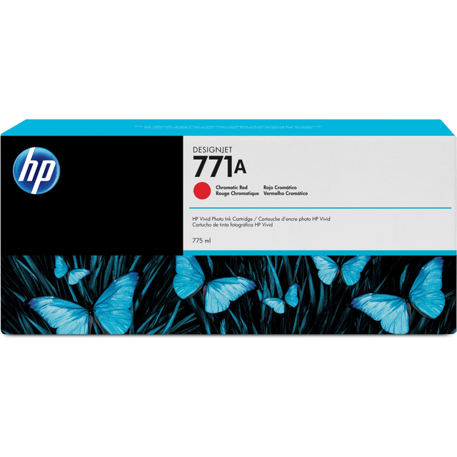 HP INC. HP B6Y16A  771 Chromatic Red High-Yield Ink Cartridge, CE038A