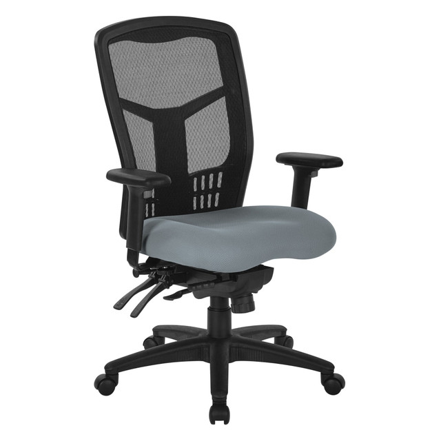 OFFICE STAR PRODUCTS 92892-2M Office Star ProGrid Mesh High-Back Managers Chair, Gray