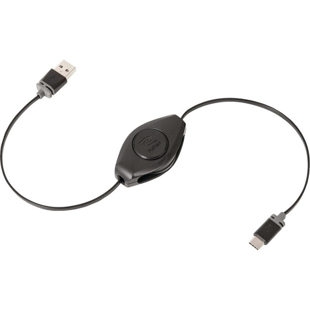 RETREK ETPRUCAM ReTrak Sync/Charge USB Data Transfer Cable - USB Data Transfer Cable - First End: 1 x USB 2.0 Type A - Male - Second End: 1 x USB 2.0 Type C - Male - Black