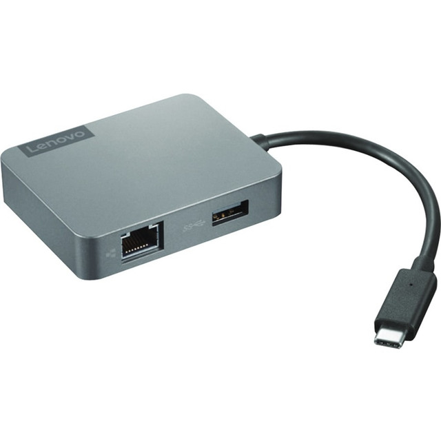LENOVO, INC. Lenovo 4X91A30366  USB-C Travel Hub Gen2 - for Monitor - USB Type C - USB Type-C - Network (RJ-45) - HDMI - VGA - Wired