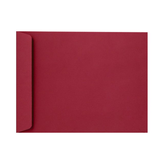 ACTION ENVELOPE EX4894-26-50 LUX Open-End 9in x 12in Envelopes, Peel & Press Closure, Garnet Red, Pack Of 50