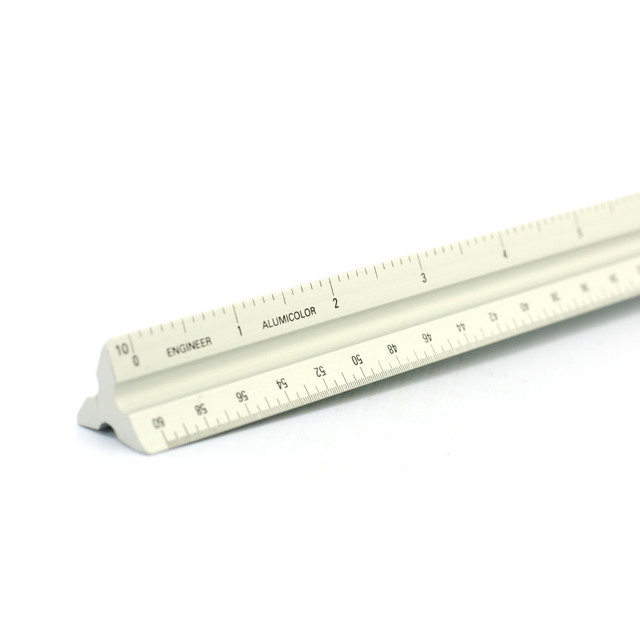 ALUMICOLOR 3250-1  Engineer Scales, Silver