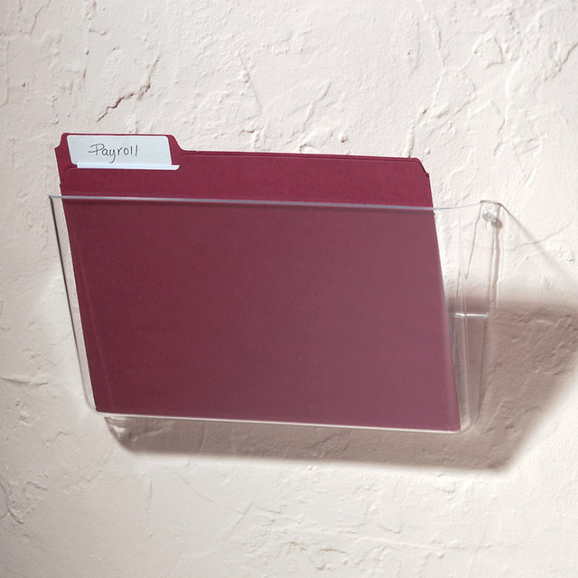OFFICE DEPOT 65195  Brand Single Wall Pocket, Letter Size, Clear