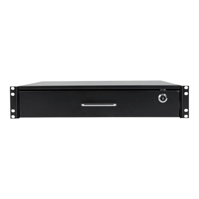 TRIPP LITE SRDRAWER2U  2U Locking Rackmount Storage Drawer Rack Enclosures/ Open Frame - Rack storage drawer - black - 2U - 19in