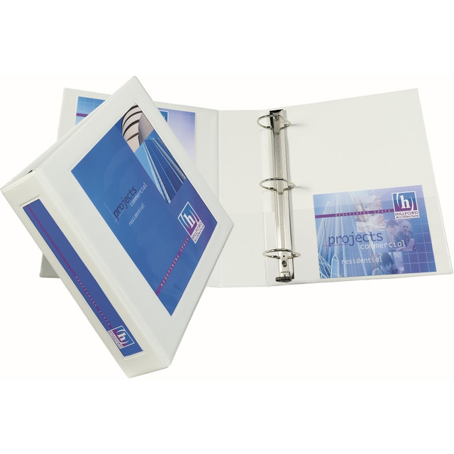 AVERY PRODUCTS CORPORATION 68036 Avery Frame View Heavy-Duty 3-Ring Binder With Locking One-Touch EZD Rings, 2in D-Rings, White