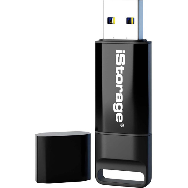 ISTORAGE LIMITED IS-FL-DBT-256-64 iStorage datAshur BT USB 3.2 64GB Encrypted Secure Flash Drive, Black