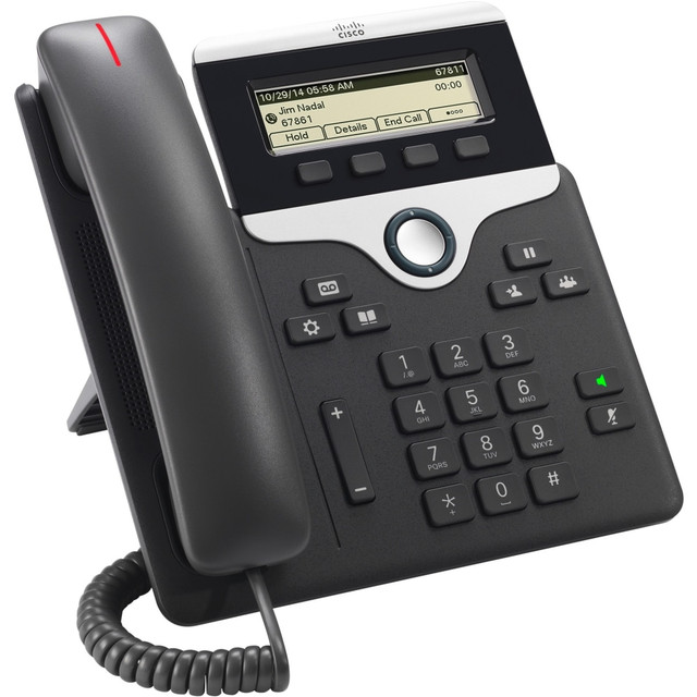 CISCO CP-7811-K9= 7811 IP Phone - Corded - Wall Mountable - Charcoal - 1 x Total Line - VoIP - 2 x Network (RJ-45) - PoE Ports CISCO CP-7811-K9= 7811 IP Phone - Corded - Wall Mountable - Charcoal - 1 x Total Line - VoIP - 2 x Network (RJ-45) - PoE Ports