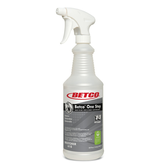 BETCO CORPORATION Betco 6183200  One Step Spray Bottles, 32 Oz., Pearlized, Case Of 12