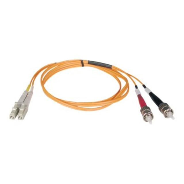 TRIPP LITE N318-02M Eaton Tripp Lite Series Duplex Multimode 62.5/125 Fiber Patch Cable (LC/ST), 2M (6 ft.) - Patch cable - ST multi-mode (M) to LC multi-mode (M) - 2 m - fiber optic - duplex - 62.5 / 125 micron