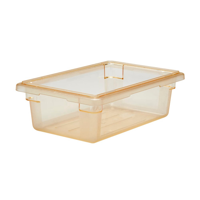 CAMBRO MFG. CO. 12186CW464 Cambro Camwear 6inD Food Boxes, 12in x 18in, Safety Yellow, Set Of 6 Boxes