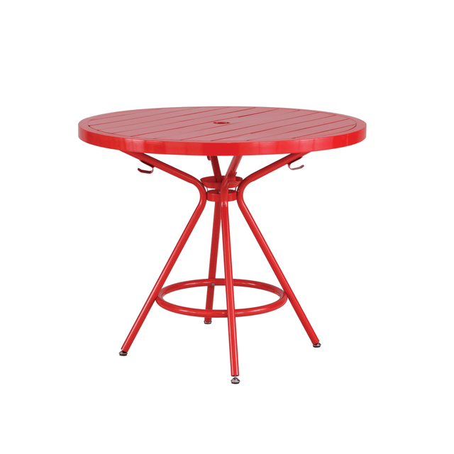 SAFCO PRODUCTS CO 4362RD Safco CoGo Outdoor/Indoor Round Table, 36in Diameter, Red