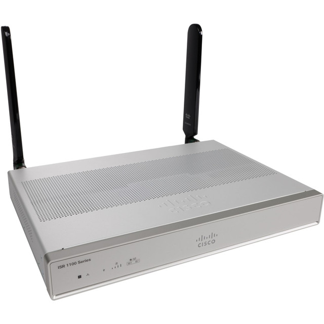 CISCO C1111-8PWB  C1111-8PWB Wi-Fi 5 IEEE 802.11ac Ethernet Wireless Router - 5 GHz UNII Band - 108.38 MB/s Wireless Speed - 8 x Network Port - 2 x Broadband Port - USB - PoE Ports - Gigabit Ethernet - VPN Supported - Rack-mountable, Desktop