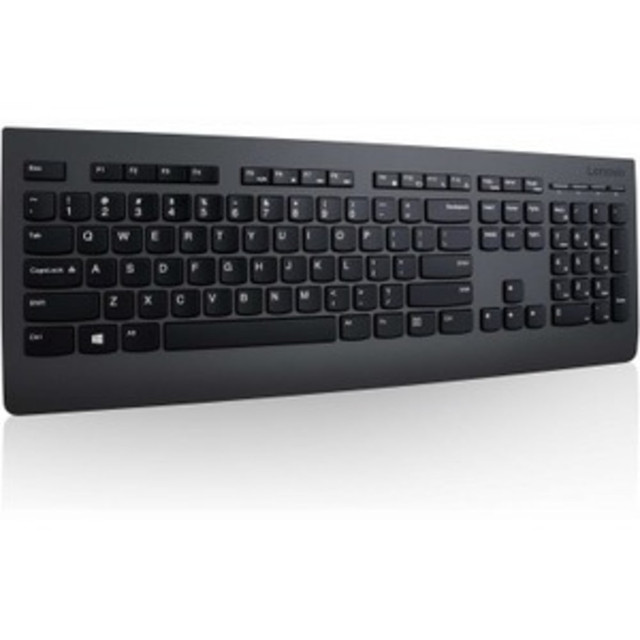 LENOVO, INC. 4X30H56841 Lenovo Professional Wireless Keyboard - Wireless Connectivity - RF - USB Interface - Multimedia Hot Key(s) - English (US) - Plunger/Rubber Dome Keyswitch - Black LENOVO, INC. 4X30H56841 Lenovo Professional Wireless Keyboard - Wireless Connectivity - RF - USB Interface - Multimedia Hot Key(s) - English (US) - Plunger/Rubber Dome Keyswitch - Black
