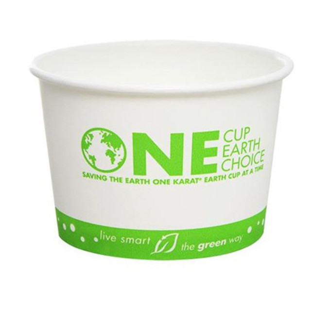 LOLLICUP USA, INC. KE-KDP16 Karat Earth Paper Food Containers, 16 Oz, White, Case Of 500 Containers LOLLICUP USA, INC. KE-KDP16 Karat Earth Paper Food Containers, 16 Oz, White, Case Of 500 Containers